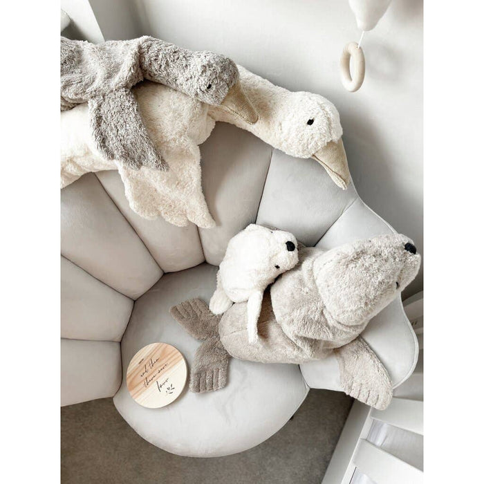 Senger-Naturwelt - Cuddly animal Goose small | grey