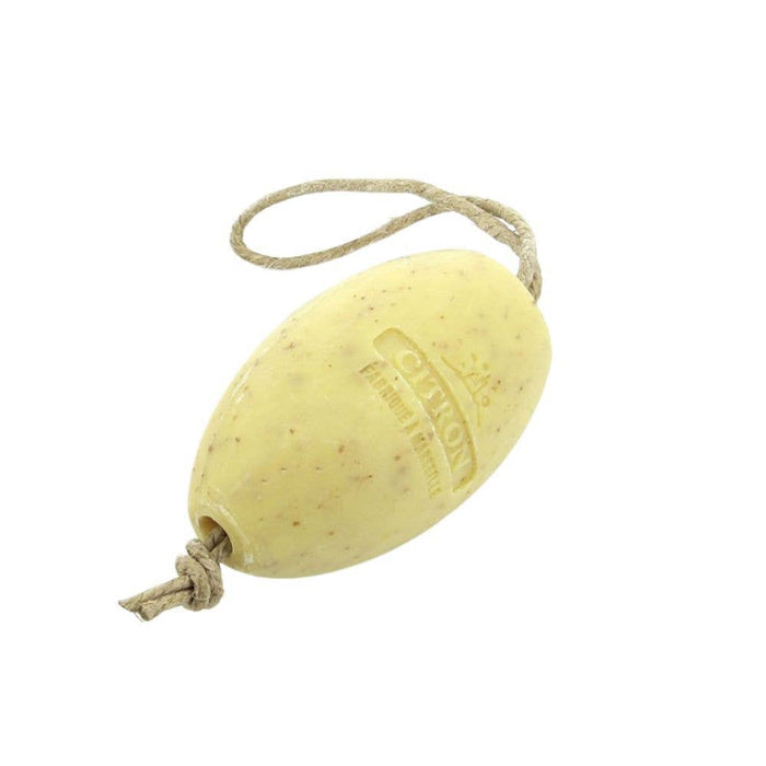 Au Savon de Marseille - Crushed Lemon - School/rotating soap on rope 240g