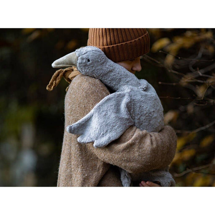 Senger-Naturwelt - Cuddly animal Goose large | grey